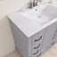 Meuble-lavabo simple 36 po avec comptoir en céramique 36 po-500601525