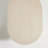 Simple solid wood personality oval coffee table