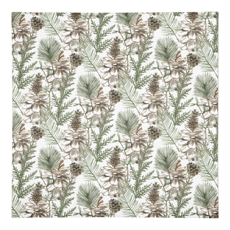 Serviette en coton 10 po Skokie, Blanc