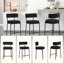Tabouret 34,25 "H 34,25" avec dossier courbé-2016141506