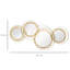 107cm Irregular Wall Mirror Metal Asymmetrical Mirror for Hallway Living Room Bedroom Dining Room-1396481894