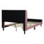 Lit plateforme tapissier taille, velours-1644558814-1644558813