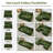 107.8" Chenille Modular Sectional Cloud Couch With Ottoman-1438454312