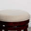 Tabouret de comptoir, siège en tissu-619254997-619254996