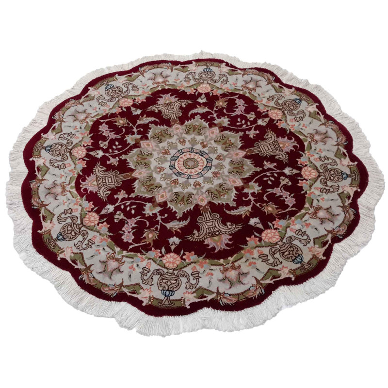 Katrea Oriental Area Rug in Red