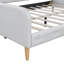 Lit de jour double rembourré pleine grandeur avec 4 pieds de soutien, Rubine (Ancien SKU: DL001825)-767918501
