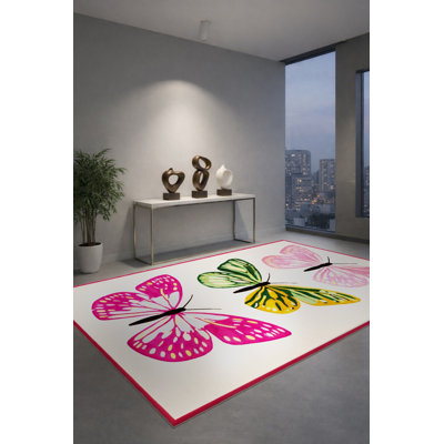 Tapis blanc tissé Mosso