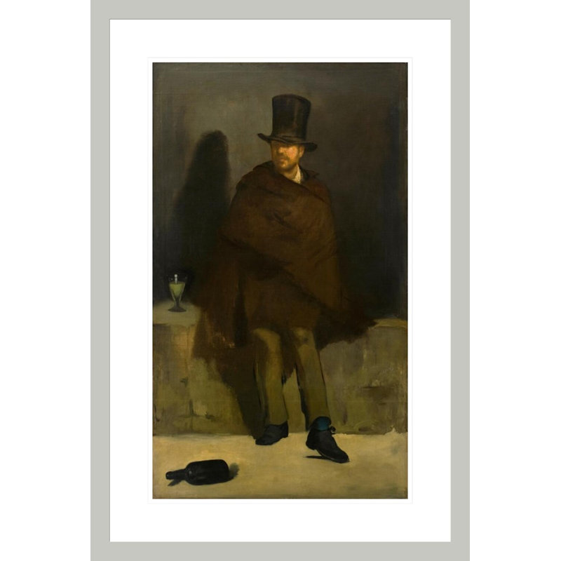 «The Absinthe Drinker» par impression giclée encadrée, 29,5 po H x 19,96 po L
