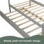 Lit plateforme avec lit gigogne simple