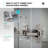 Recessed or Surface-Mount Aluminum Medicine Cabinet with Dual-Sided Mirror and Easy-Grip Handle-563484543