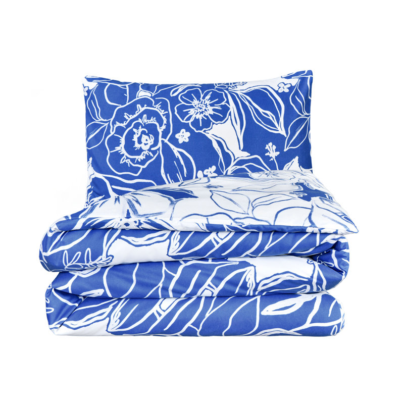 Hawaiian Tropic Duvet Set, Kingsize Duvet Cover + 2 Standard Pillowcases