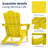 Wolak Foldable Outdoor Adirondack Chair-1929874168