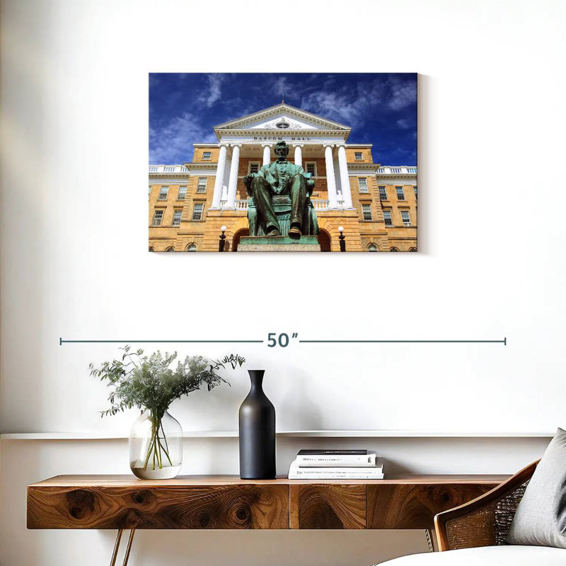 Bascom Hall Lincoln Statue, 20" H x 30" W