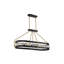 Luminaire suspendu de cuisine linéaire à 6 lumières Hallmar