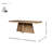 Zerano Cross Legs Dining Table