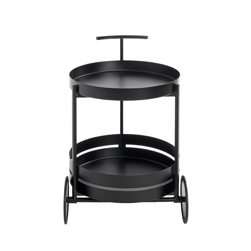 Kees Steel Tubing Bar Cart, Black