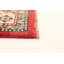 Tapis unique en laine noué à la main 3 pi 10 po x 5 pi 8 po nouvel âge Folrat - rouge / crème / vert
