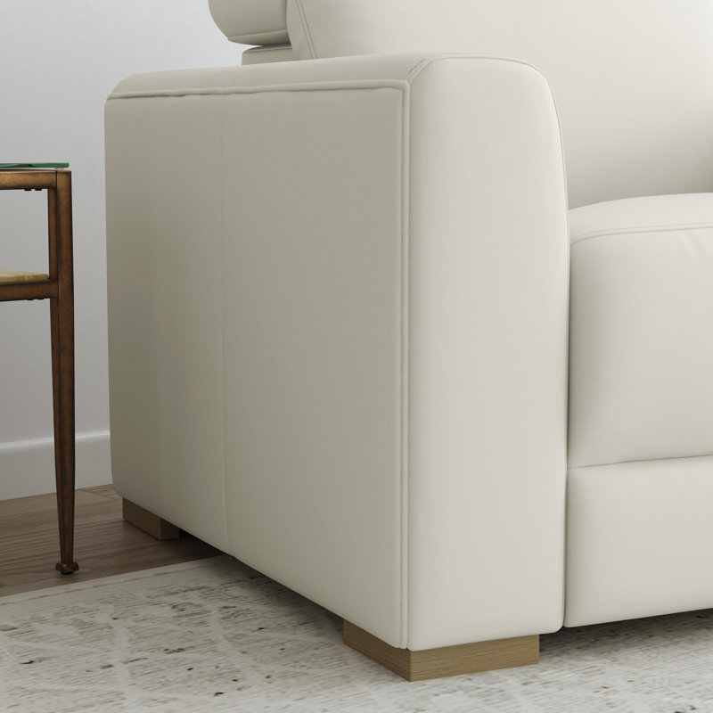 Celeste Power Recliner With Adjustable Power Headrest, Cream