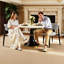 Chaise de salle à manger rembourrée avec structure en métal (ensemble de 2) - Chaise d'appoint gris clair-11142371