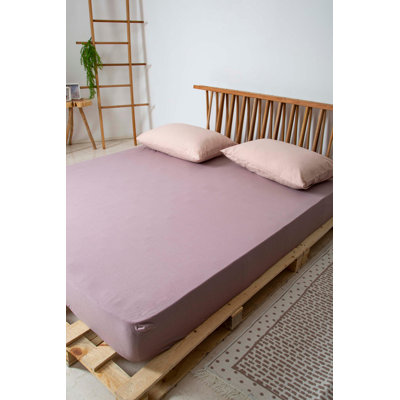 Drap-housse 100% coton 144 fils Helfried