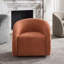 Fauteuil d'appoint pivotant en microfibre Luxury-134065414