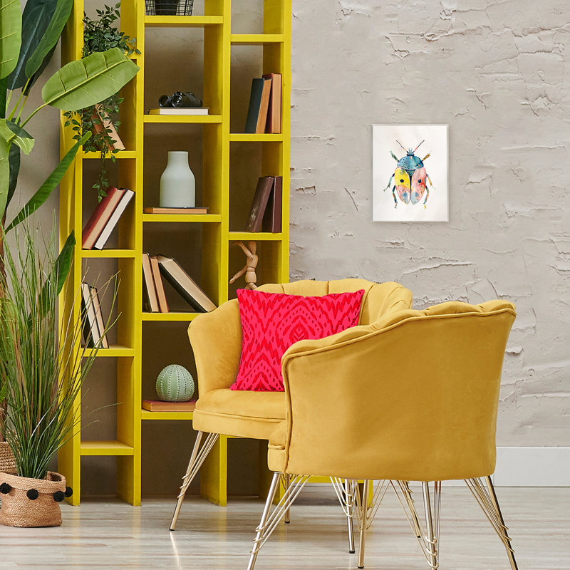 «Whimsical Boho Beetle», plaque murale par Kim Allen