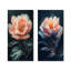 Pivoine en tons de rose et d'or I - ensemble d'art mural pivoines 2 pièces-1452636651-1452636652-1452636655