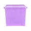 Wham Sparkle 45L Plastic Storage Boxes Pack of 3 Tint Lavender