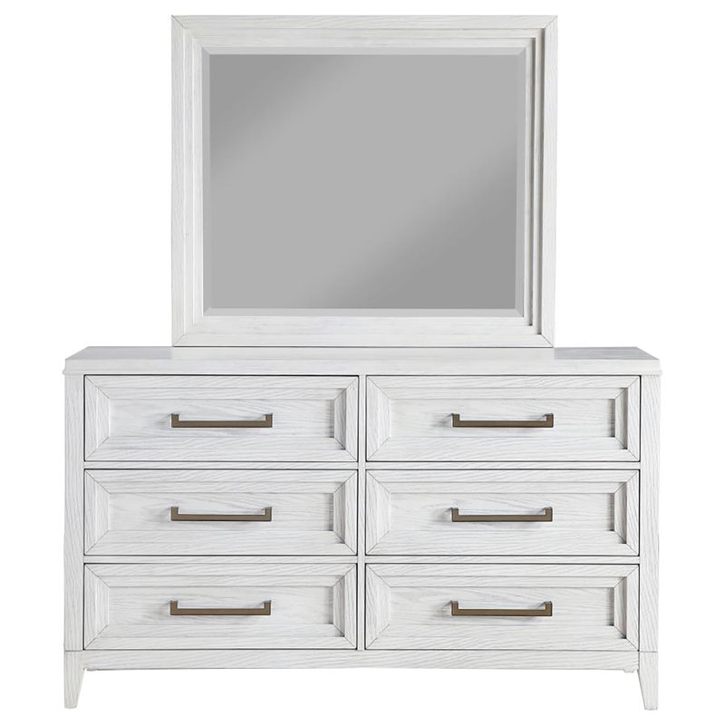 Commode 6 tiroirs avec miroir Littell