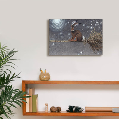 «Flyaway Hare» par Maggie Vandewalle, art mural sur toile