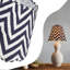 Abat-jour empire en tissu 10 "H
