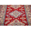 Tapis oriental géométrique rouge Kazak 5