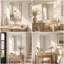 Miroir mural moderne à cadre incurvé, miroir décoratif pour salle de bain-556756316