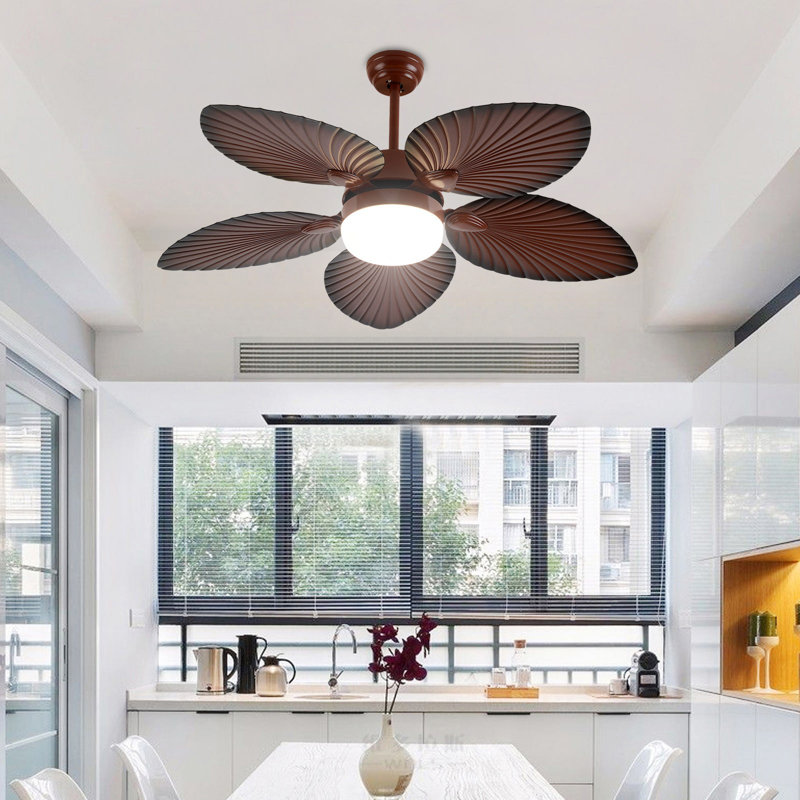 Ventilateur de plafond 52 po avec lumières DEL Radele