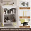 Meuble-lavabo simple 24 po avec lavabo en céramique, meuble-lavabo autoportant avec armoire de rangement 24 po-505199393