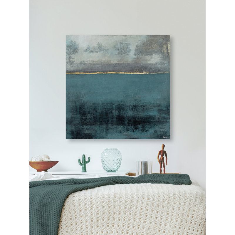 «City Lights At The Bayou End» par Parvez Taj - peinture sur toile tendue, H 24 po x l 24 po x P 1,5 po