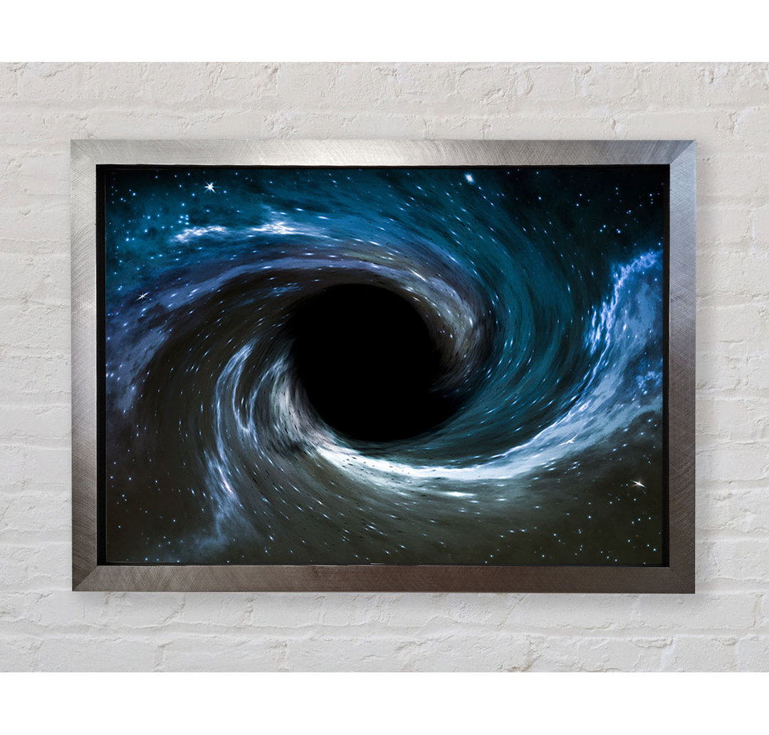 Vortex In Space Black Hole - Einzelner Bilderrahmen Kunstdrucke