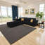 Canapé modulaire en L avec siège repose-pieds et canapé-lit modulaire 6 places SEAT - sans assemblage, support rembourré de mousse-451926973
