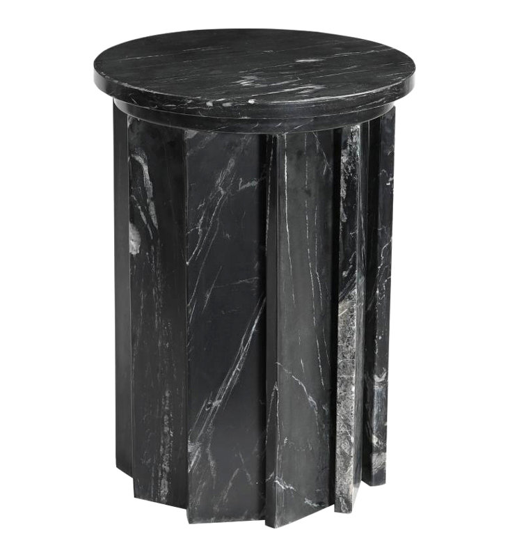 Table d'appoint en marbre Edge
