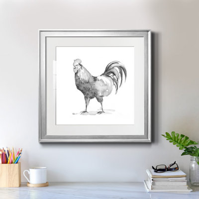 «Barn Fowl I», reproduction encadrée de qualité supérieure - prête à être accrochée