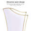 Chaise d'appoint en cuir Ljubov en blanc