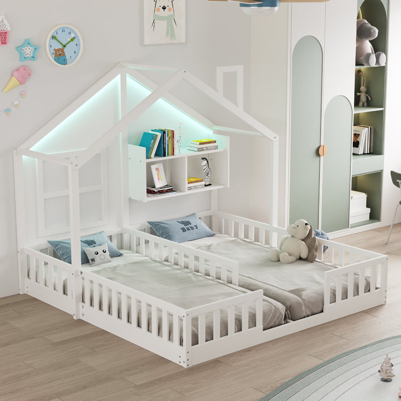 Storage Bed, White