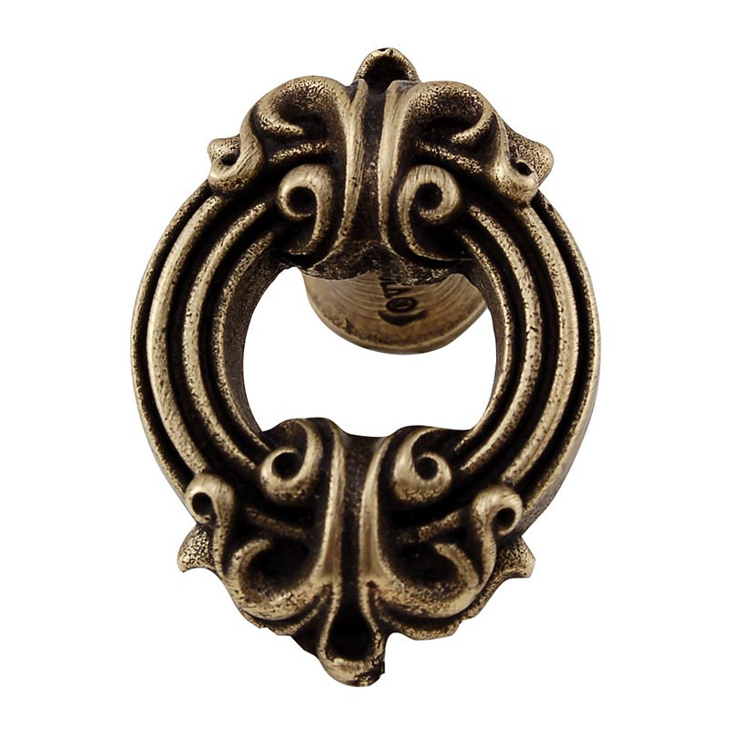 Sforza Novelty Knob, 1.75" H x 1.25" W x 1.125" D, Antique Brass