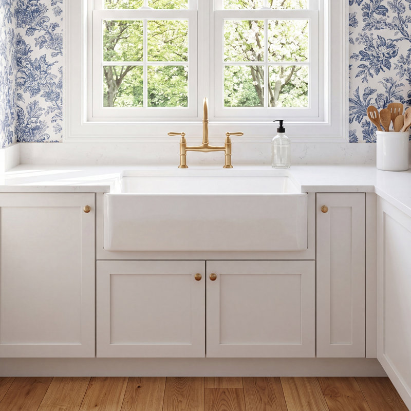Lester 24" L X 19" W Farmhouse/Apron Kitchen Sink