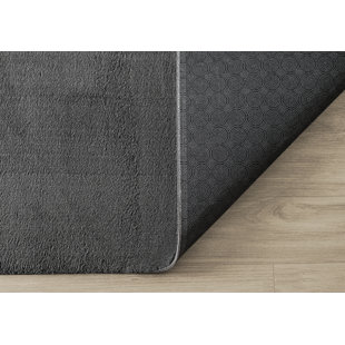 The Carpet Relax – Modern Rug, Fluffy, Short Pile, Non-Slip Underside, Washable Up To 30°C, Super-Soft, Fur Look, Anthracite