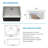 23" x 18" x 12" Undermount Laundry Sink Single Bowl 16 Gauge Stainless Steel Deep Laundry Room Utility Sinks