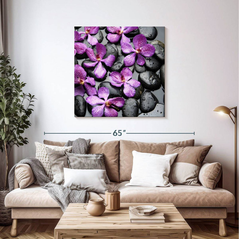 Kerrick Zen Pebbles V, 39" H x 39" W
