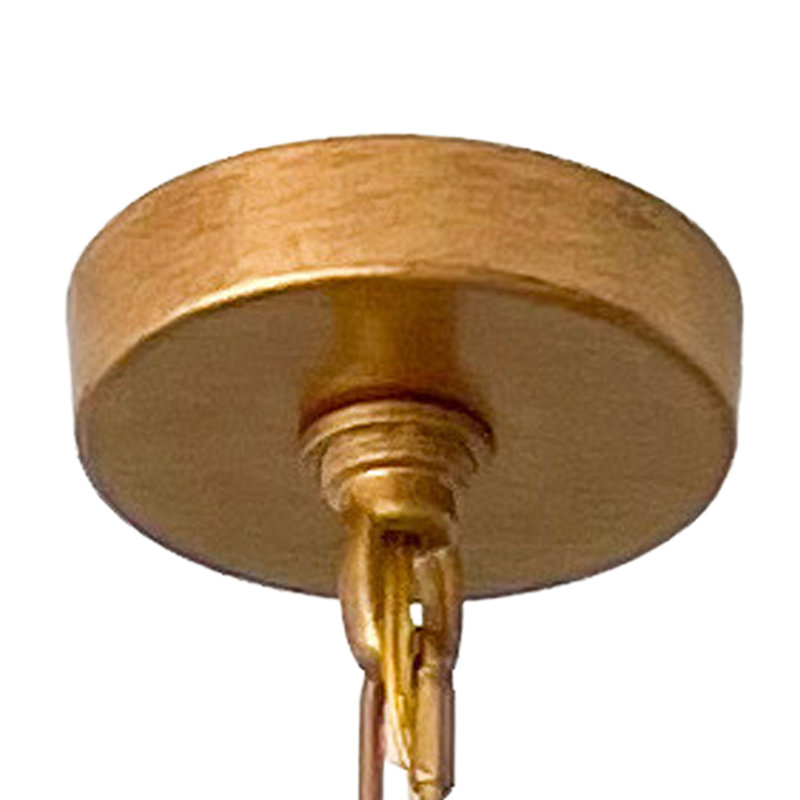 Carney 3-Light Chandelier, Patine dorée