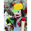 Farmer avec tracteur casse-noisette JD