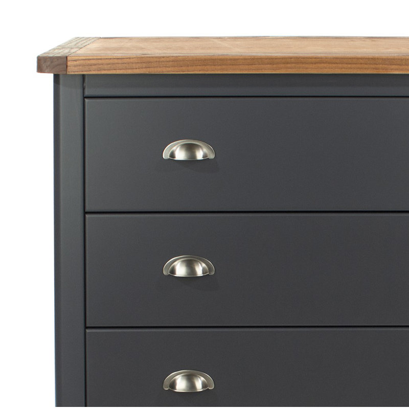 Sartor 4 Drawer Wide Chest Of Drawers, Painted Finish